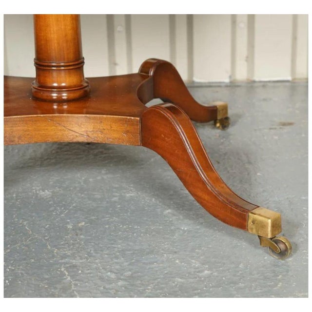 Circular Burr Walnut Dining Table from Beresford & Hicks London For Sale - Image 10 of 11