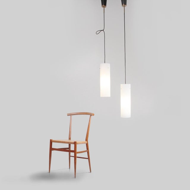 Glass Pendant Lamps, 1960s, Set of 2 For Sale - Image 11 of 12