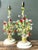 Vintage Floral Bouquet Tole Table Lamps - Pair For Sale - Image 9 of 18