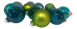 Vintage Christmas Decoration Balls - Set of 12