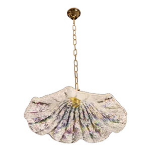 Vintage Multicolor Rainbow Murano Pendant
