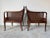 Traditional 1970’s Hickory Chair Regency-Style Faux Bamboo Caned Armchairs on Brass Casters – A Pair For Sale - Image 3 of 12