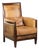 Art Deco Chair in Sheepskin Leathr For Sale