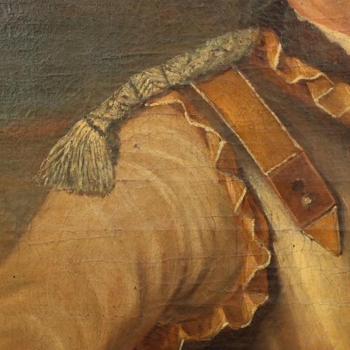Portrait of a Nobleman, 1700s, Oil on Canvas For Sale - Image 5 of 13