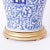 Pair of Blue and White Porcelain Happiness Jar Table Lamps For Sale In West Palm - Image 6 of 7