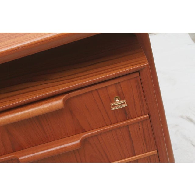 Vintage Teak Desk by Gunni Omann for Omann Jun, 1965 For Sale - Image 3 of 17