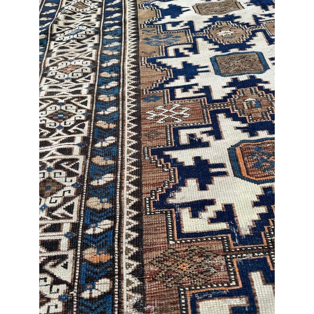 Antique Caucasian Shirwan Lesgui Rug, 1890s For Sale - Image 13 of 17