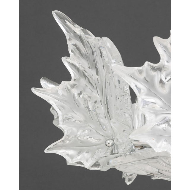 Metal Lalique Champs-Elysees Chandelier For Sale - Image 7 of 16