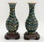 Chinese Cloisonne Floral Design Vases, Pair For Sale - Image 4 of 7