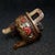 1980s Vintage Chinese Archaic-Style Stone Censer With Twin Handles and Floral Relief Carvings For Sale - Image 5 of 9