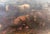 19th Century Grand Tour Old Master Landscape Oil on Copper Painting of Cows and Sheep With Shepherd For Sale - Image 12 of 18
