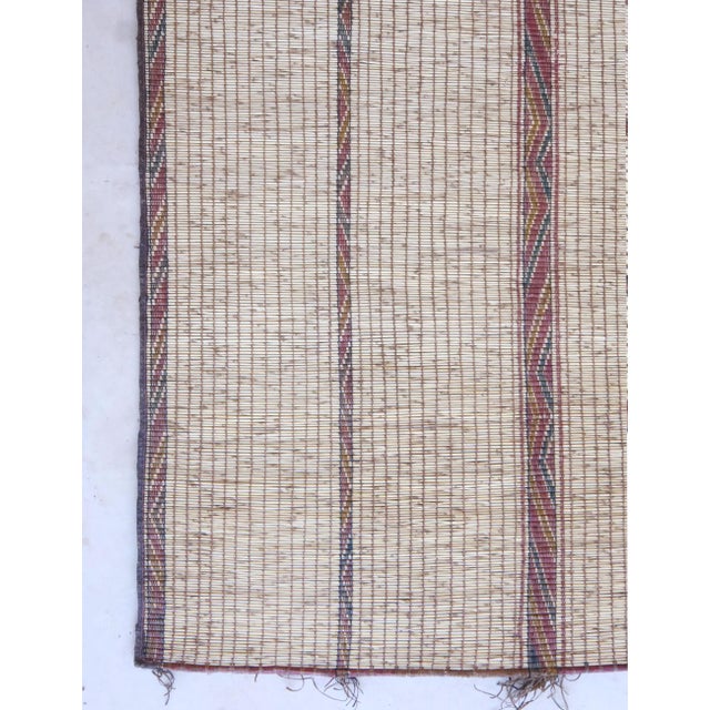 Contemporary 1970s Mauritania Tuareg Mat - 14.11 × 7.4 Ft For Sale - Image 3 of 12