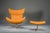 Animal Skin Set of Imola Lounge Chair and Ottoman attributed to Henrik Pedersen for BoConcept, 2000s For Sale - Image 7 of 18