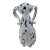Late 20th Century Dalmatian Dog Figurine Murano Style Art Glass Decor For Sale