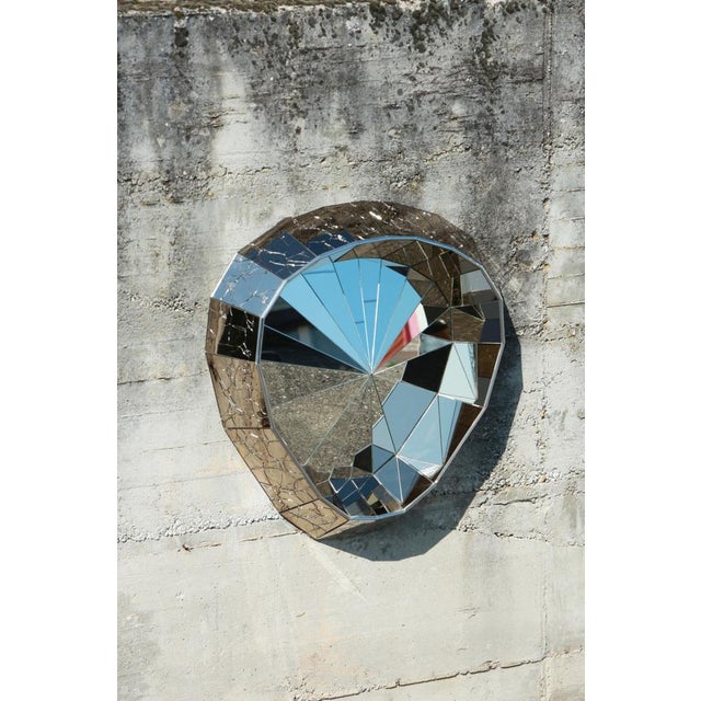 Le Diamantaire, Abstract Sculpture, 2015, Mirror Glass & Metal For Sale - Image 3 of 18