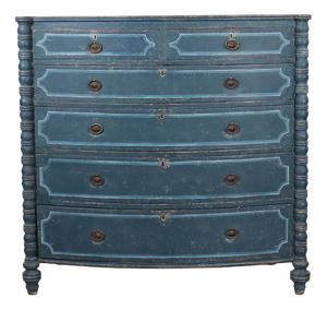 English Bowfront Chest of Drawers