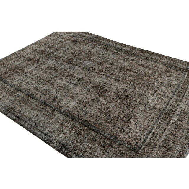 Traditional Vintage Persian Rug in Brown and Blue by Rug & Kilim For Sale - Image 3 of 7