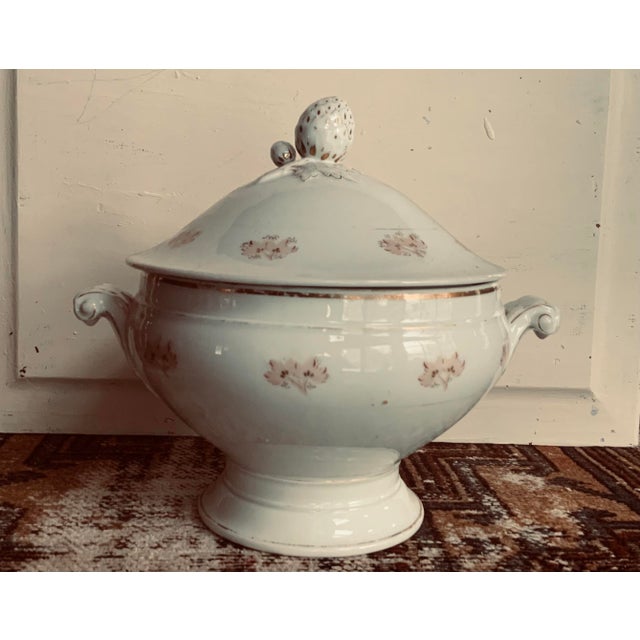 Exceptional Old Paris Porcelain Tureen - Late 19th Century For Sale - Image 10 of 12