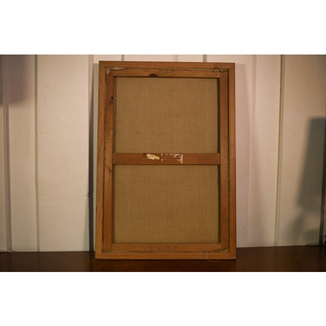 Paper Monique Breton-Prouté Dite Pehem, Abstract Scene of Venice, 1970s, Print For Sale - Image 7 of 10