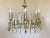 Chandelier in Steel and Crystals by Gaetano Sciolari For Sale - Image 3 of 7