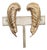 Vintage Signed Napier Goldtone Feather Clip Earrings-2 Pieces For Sale