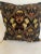 Turkish Kilim Patterned Turkic Motif Black Pillow Cover For Sale - Image 3 of 8