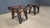 Wood Vintage Rustic Wooden Stools, 1960s, Set of 2 For Sale - Image 7 of 13