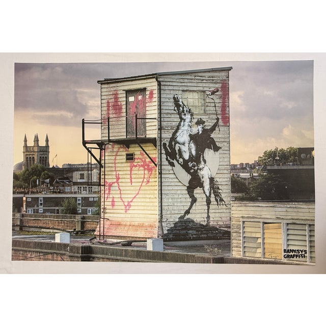 Pop Art Banksy's Graffiti Art "The Highway Man' Limited Edition Lithographic Print For Sale - Image 3 of 12