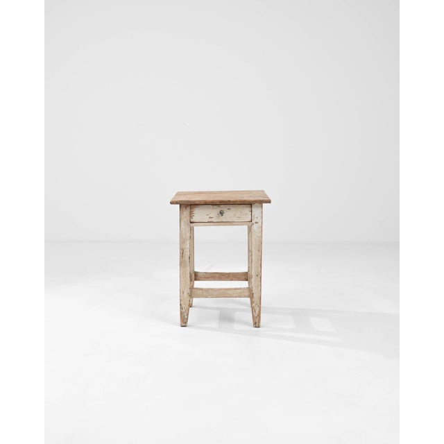 1900s Central European Wooden Stool For Sale - Image 16 of 18