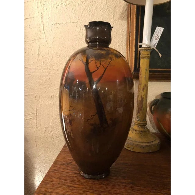 Victorian 1980s Royal Doulton Hand Painted Glazed Vase For Sale - Image 3 of 13