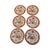 Antique c.f. Boseck Bohemian Japonisme Dessert Plates, Set of Six, Circa 1880–1910 For Sale - Image 4 of 6