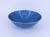 Large blue aluminum MCM serving bowl by Emalox of Norway. Featuring a vibrant enamel finish and a distinctive silver-toned...