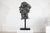 Bronze Renaissance-Inspired David Head Sculpture on Black Marble Base For Sale In New York - Image 6 of 12