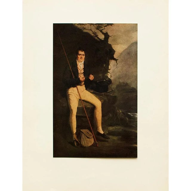 An excellent vintage full-color reproduction print after portrait of Lieutenant-Colonel Bryce McMurdo by Henry Raeburn....