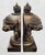 Vintage Neoclassical Antiqued Gold Classic Urn Shaped Bookends- A Pair For Sale In West Palm - Image 6 of 9