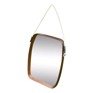 Teak Wall Mirror, 1960s For Sale