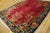 Art Deco 1920s Ruby Red Floral Antique Chinese Art Deco Carpet 8'10" X 11'2" Handknotted Pile Wool Rug For Sale - Image 3 of 9