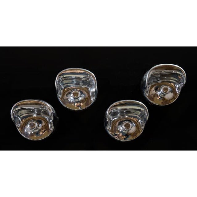 Space Age Set of 4 Chrome Plastic Coat Hangers, Olaf Von Bohr, Kartell Italy 1960s For Sale - Image 11 of 14