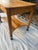 Early 20th Century Antique American Farmhouse Work Table With Drawer, Turned Legs For Sale - Image 5 of 10