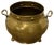 19th Century Pot Belly Brass Coal Bucket on Feet, 1880s For Sale