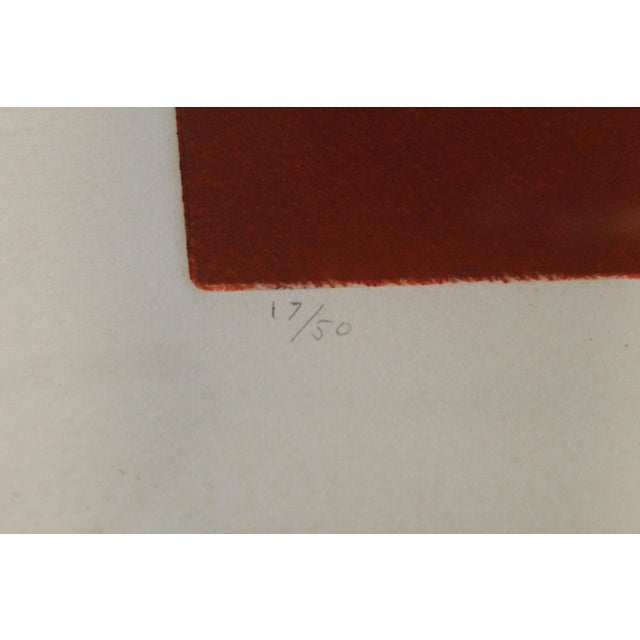 Red 1960s The Great Society "Stock Exchange Warrington Colescott Signed & Numbered 17/50 For Sale - Image 8 of 16