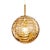 Gold Mid-Century Hanginglamp in Amber Glass from Doria Leuchten, 1970s For Sale - Image 8 of 8