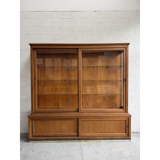Vintage Pharmacy Display Case in Mahogany For Sale - Image 14 of 18