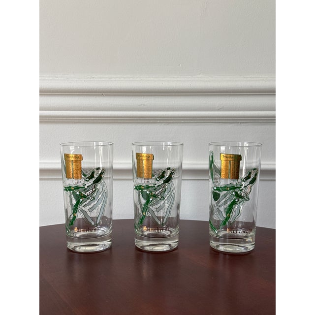 Mid-Century Modern Vintage Stonehenge Golf Course Highball Glasses - Set of 6 For Sale - Image 3 of 10