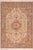 Shabby Chic Medallion 1990's Pak-Persian Beige/Green Wool Rug - 6'1'' X 9'4'' For Sale - Image 9 of 9
