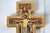 Italian Vintage Italian Giltwood Cross Wall Hanging For Sale - Image 3 of 8