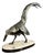 Art Nouveau Sculpture of Pheasant with a Brown and Silver Patina by Rochard For Sale