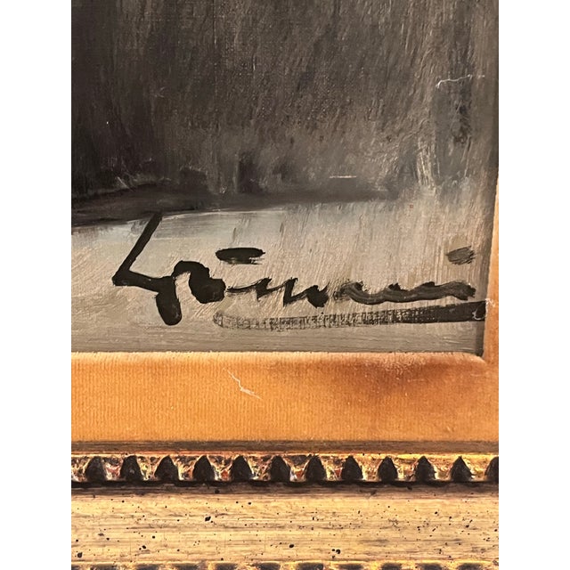 1960s Vintage Italian Floral Still Life Oil Painting by Grimani, W. T. Burger Co. For Sale - Image 5 of 10