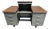 1940s Vintage Shaw Walker Typewriter Metal Tanker Desk For Sale