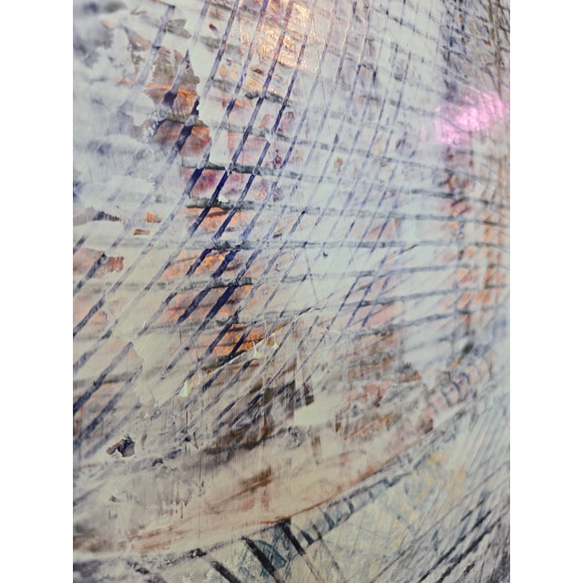 Abstract Huge Abstract Painting 60 X 60 by Chul-Hyun Ahn For Sale - Image 3 of 10